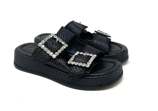 SANDALI BASSI FRANCESCO BRUNELLI DONNA NERO - AI5209 NERO
