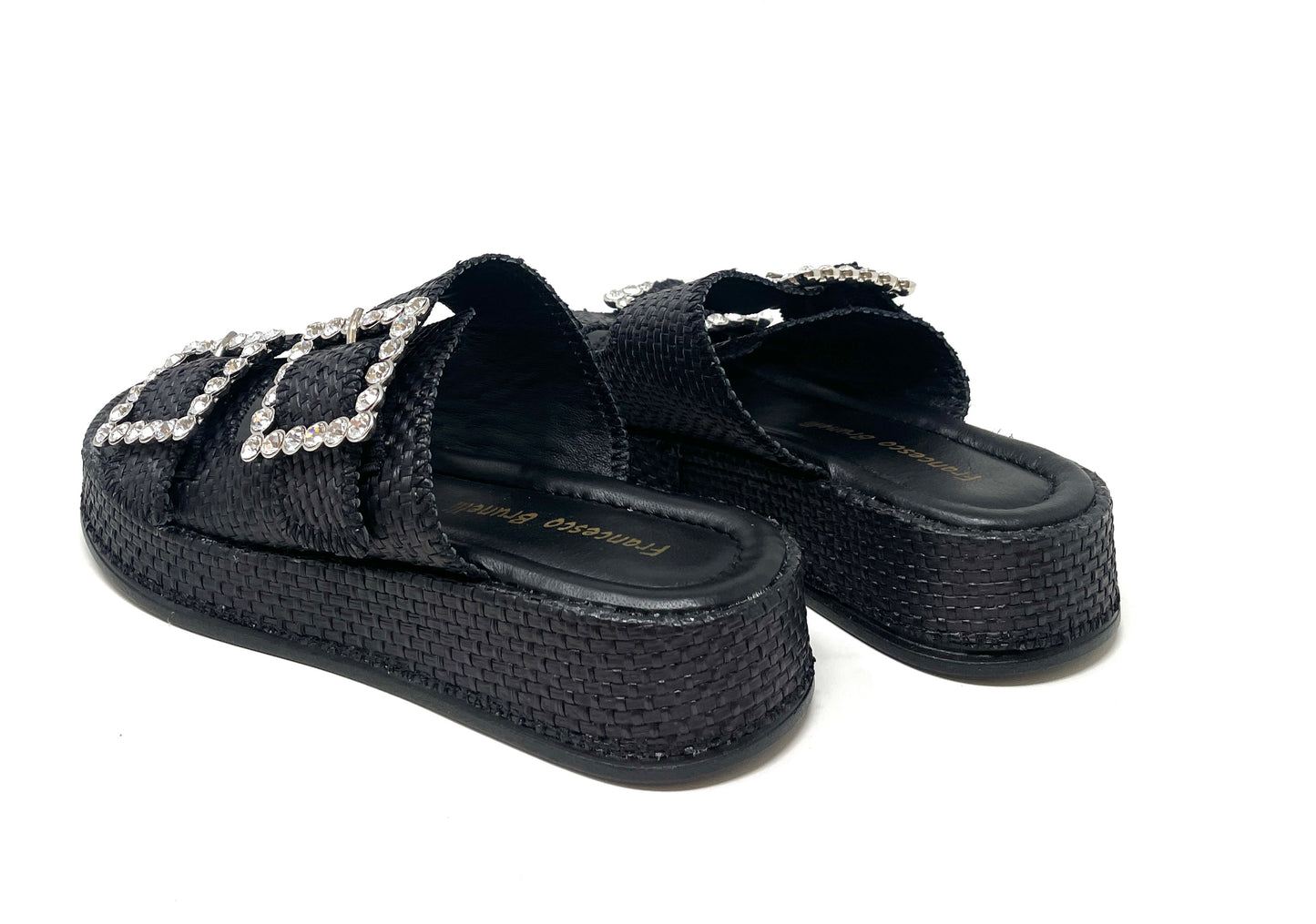 SANDALI BASSI FRANCESCO BRUNELLI DONNA NERO - AI5209 NERO