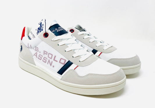 SNEAKERS U.S. POLO ASSN. UOMO BIANCO - ALCOR002 BI