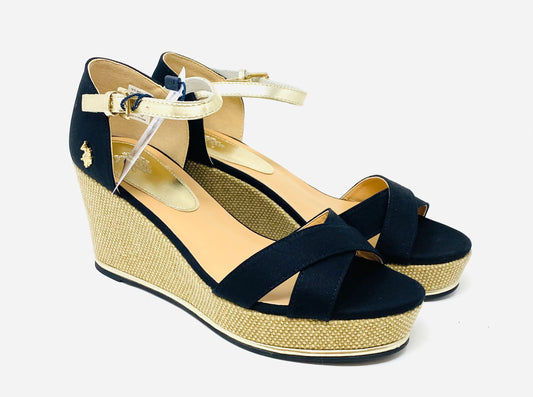 SANDALI U.S. POLO ASSN. DONNA NERO - ALYSSA003NE