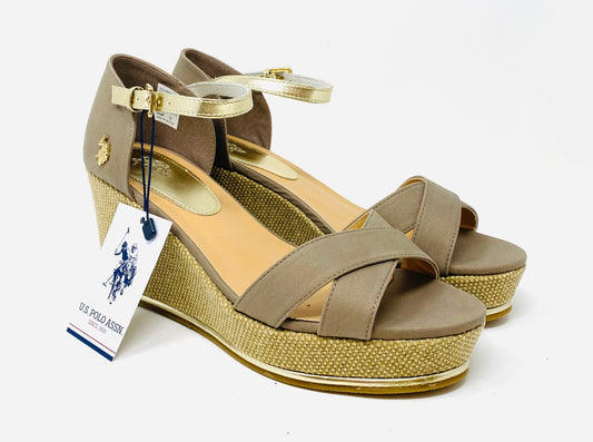 SANDALI U.S. POLO ASSN. DONNA TAUPE - ALYSSA003TA