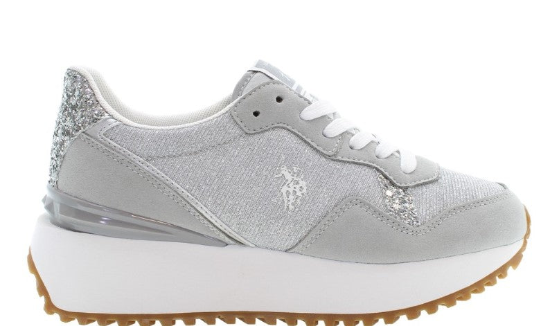 SNEAKERS U.S. POLO ASSN. DONNA ARGENTO - BAYLE003 SILV