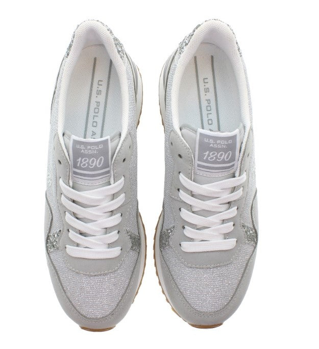 SNEAKERS U.S. POLO ASSN. DONNA ARGENTO - BAYLE003 SILV