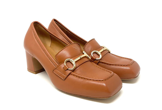SCARPE CON TACCO VOLPATO DONNA CUOIO - C502 CUOIO