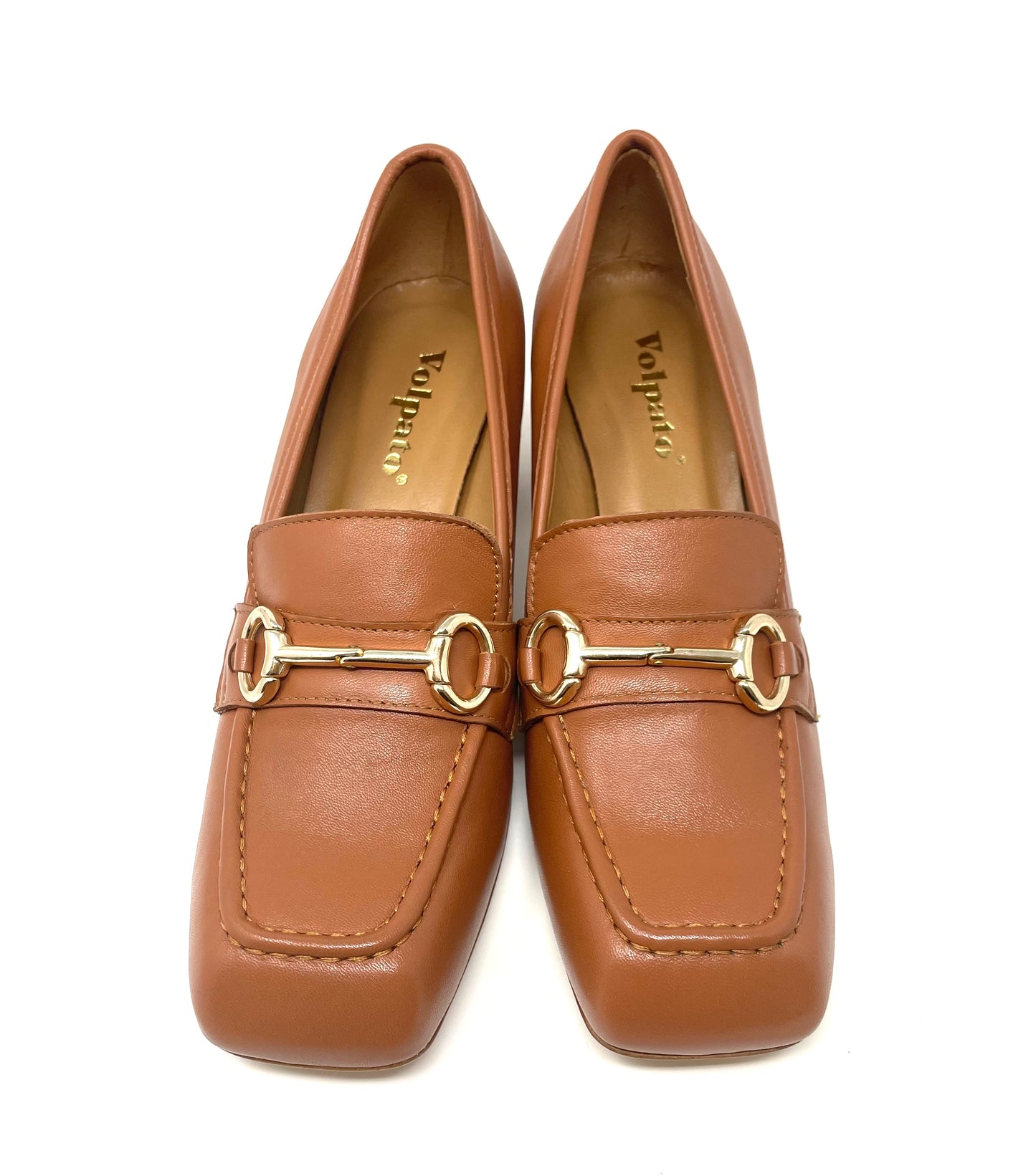SCARPE CON TACCO VOLPATO DONNA CUOIO - C502 CUOIO