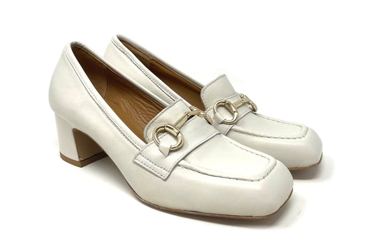 SCARPE CON TACCO VOLPATO DONNA BIANCO - C502 OFFWHT