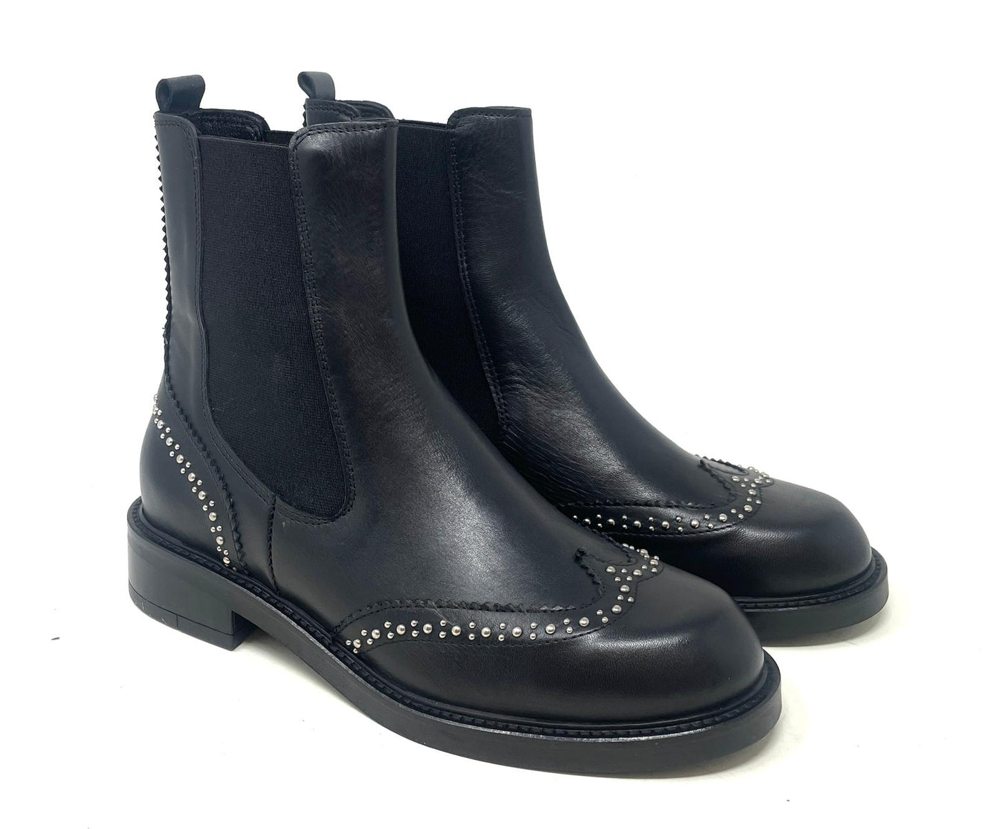 TRONCHETTI BASSI VOLPATO DONNA NERO - CAROLA10B N