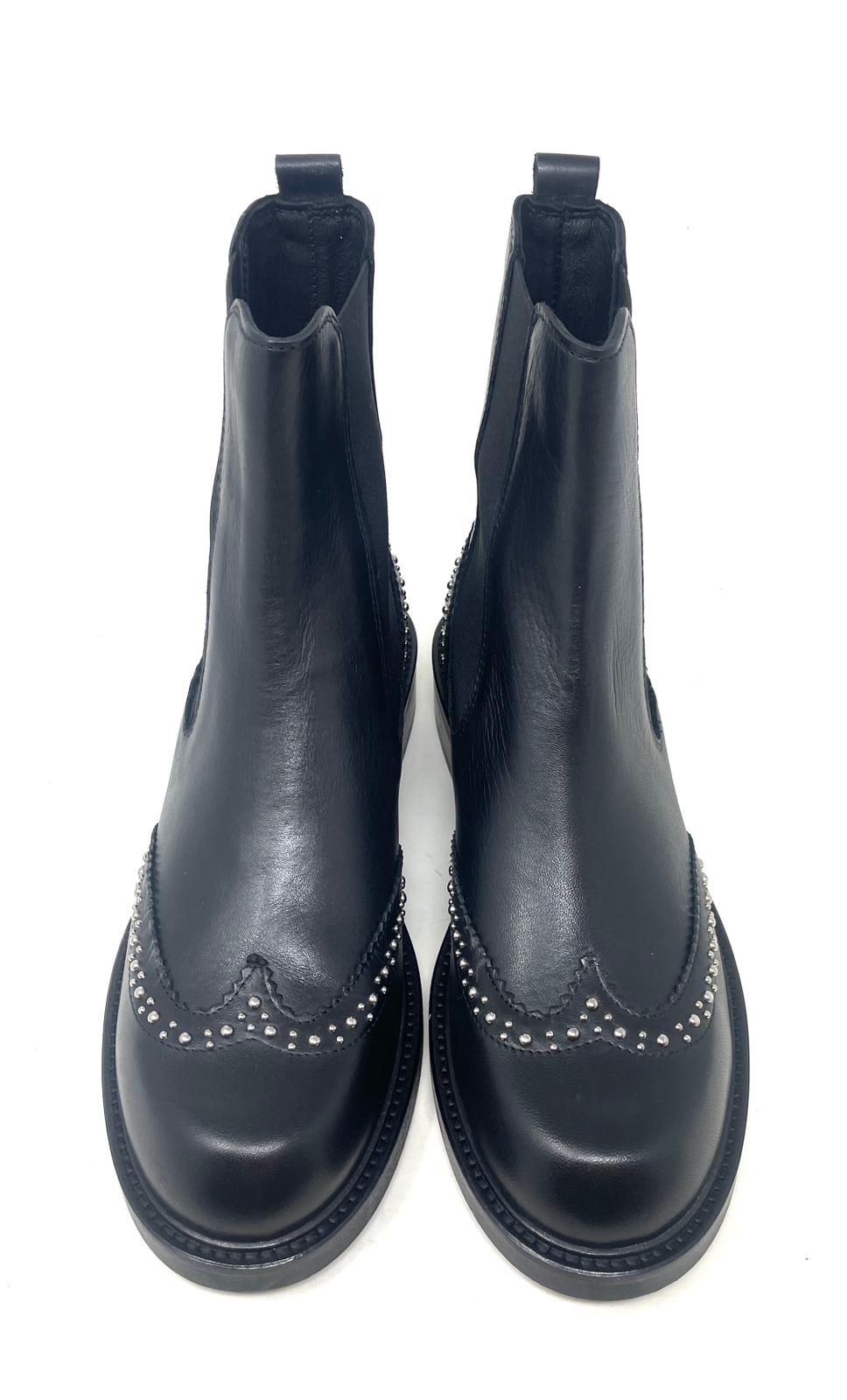 TRONCHETTI BASSI VOLPATO DONNA NERO - CAROLA10B N