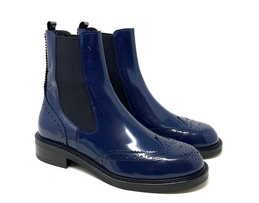 TRONCHETTI BASSI VOLPATO DONNA BLU - CAROLA BLU