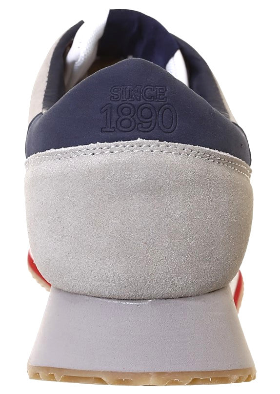 SNEAKERS U.S. POLO ASSN. UOMO BIANCO - CLEEF006 BI/GRI