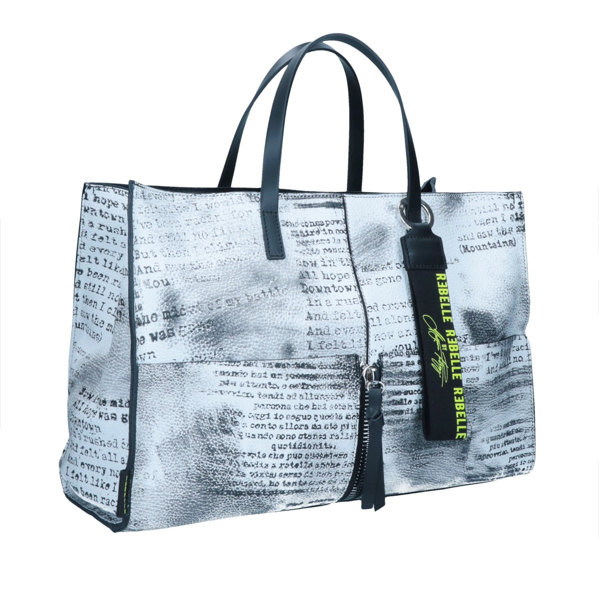 BORSA REBELLE ACCESSORI BIANCO - COMBATTUTA