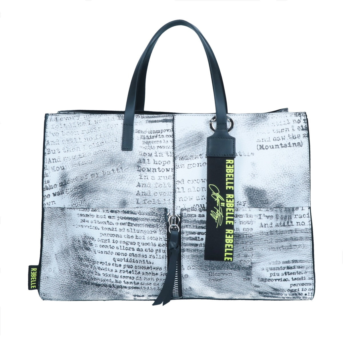 BORSA REBELLE ACCESSORI BIANCO - COMBATTUTA