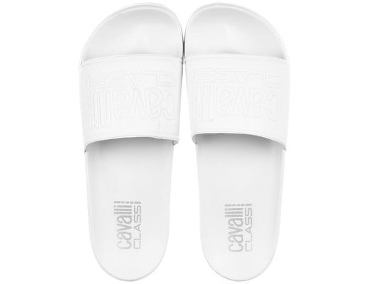 UOMO CAVALLI CLASS CIABATTE BIANCO - D001072
