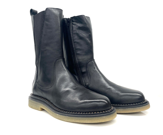 TRONCHETTI BASSI VOLPATO DONNA NERO - DAJANE04 NE