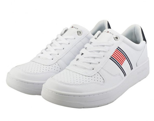 SNEAKERS TOMMY HILFIGER UOMO BIANCO - FM02843 BI