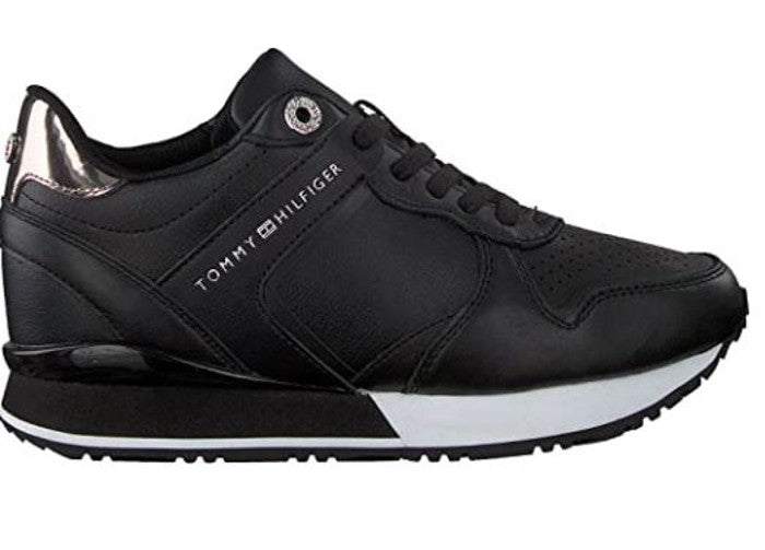 SNEAKERS TOMMY HILFIGER DONNA NERO - FW05016 NE