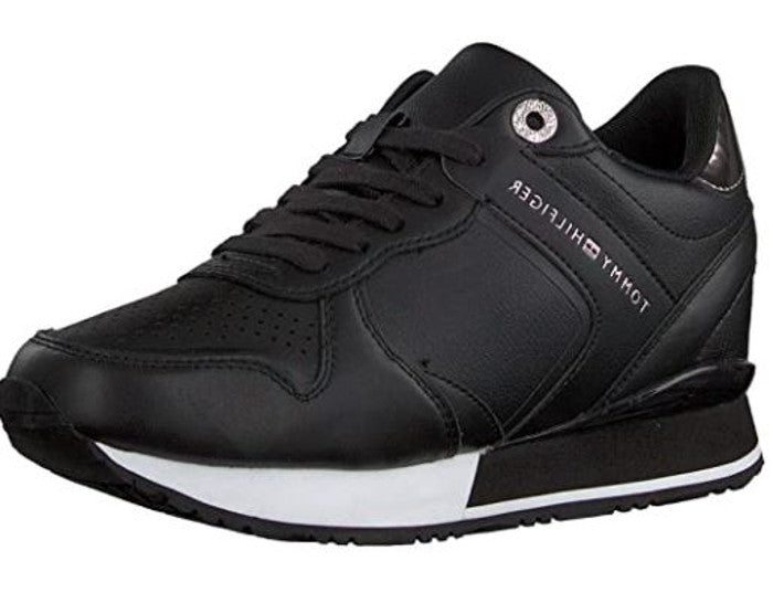 SNEAKERS TOMMY HILFIGER DONNA NERO - FW05016 NE