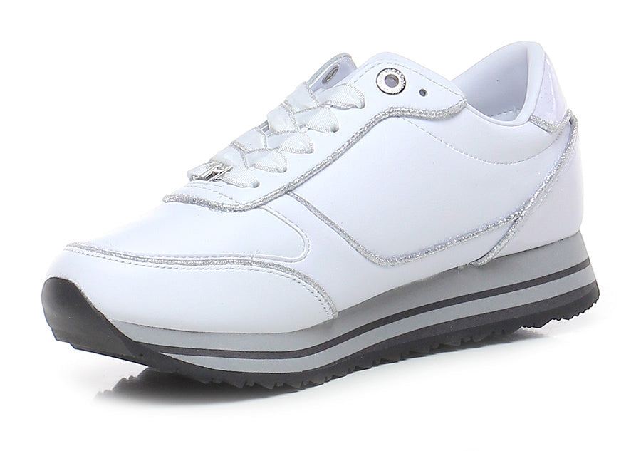 SNEAKERS TOMMY HILFIGER DONNA ARGENTO - FW05234 ARG