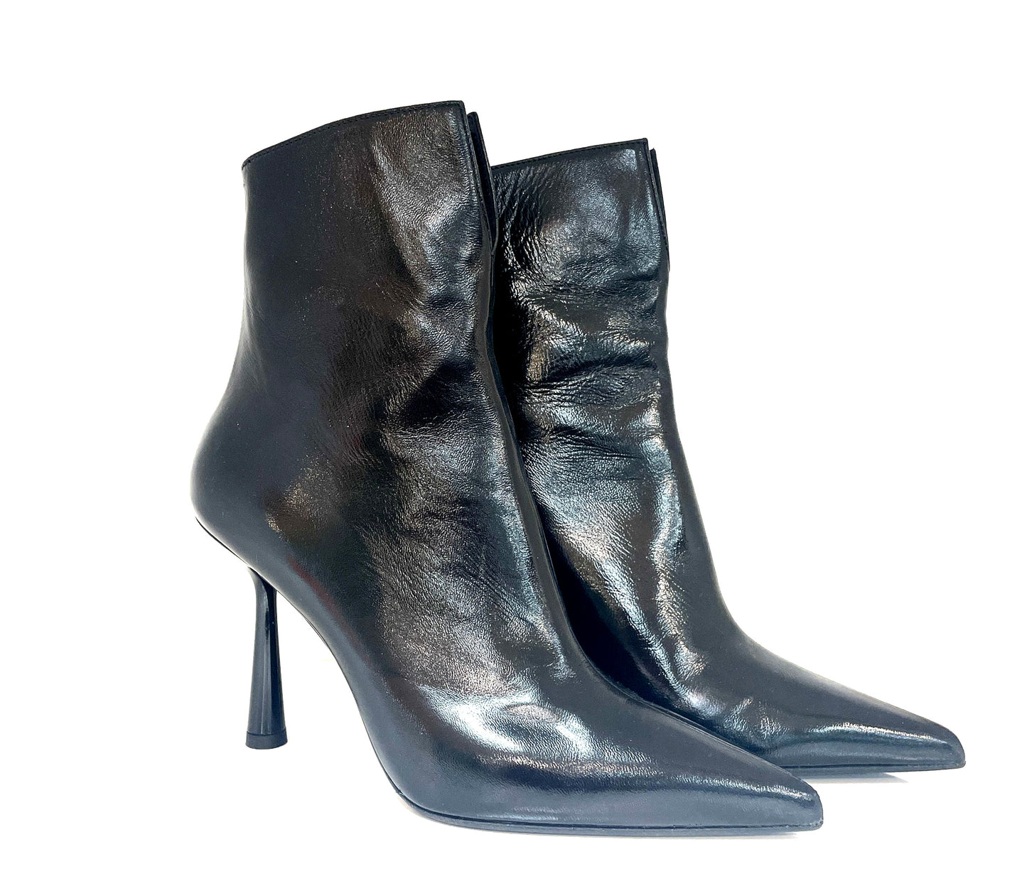 TRONCHETTI CON TACCO CHANTAL DONNA NERO - H2131 NERO