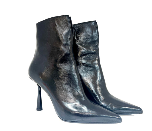 TRONCHETTI CON TACCO CHANTAL DONNA NERO - H2131 NERO