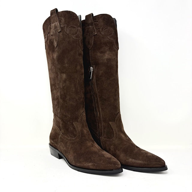 STIVALE VOLPATO DONNA TESTA MORO - IDEA11CAM TM