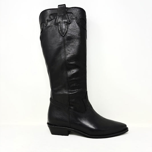 STIVALE VOLPATO DONNA NERO - IDEA11LAV NERO