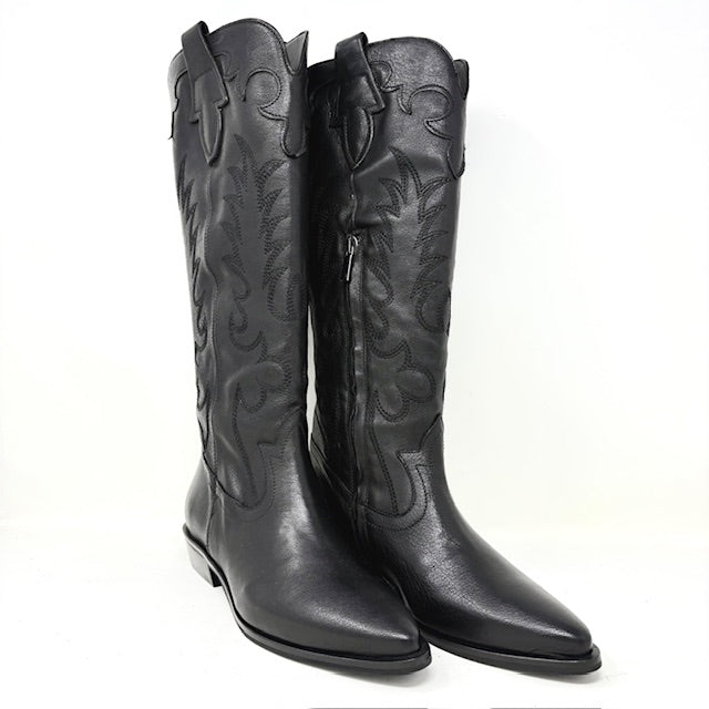 STIVALE VOLPATO DONNA NERO - IDEA13LAV NERO