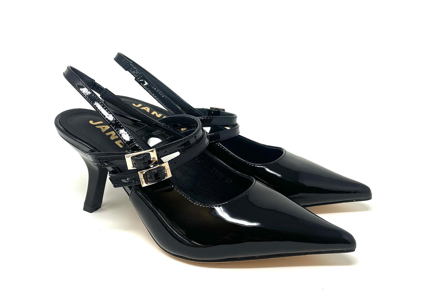 SCARPE CON TACCO JANET & JANET DONNA NERO - J101 BLACK