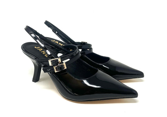 SCARPE CON TACCO JANET & JANET DONNA NERO - J101 BLACK