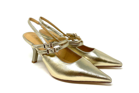 SCARPE CON TACCO JANET & JANET DONNA ORO - J101 GOLD
