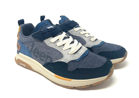 SNEAKERS JEEP UOMO BLU - JM41020 BLU