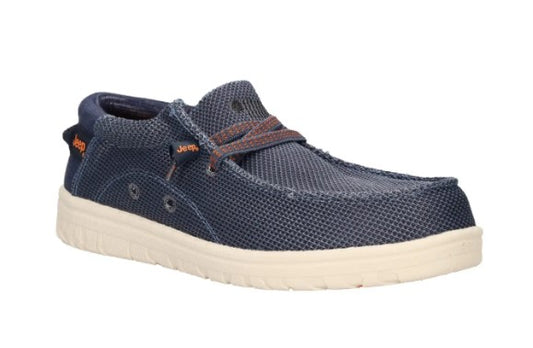 MOCASSINO JEEP UOMO BLU - JM51030 BLU