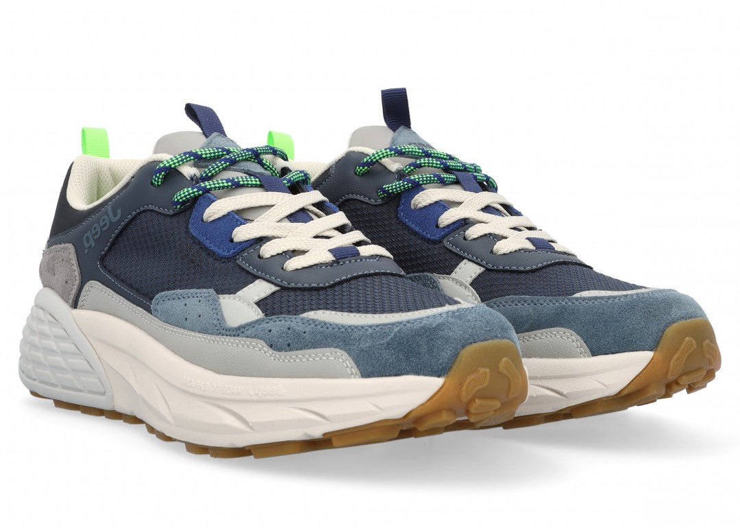 SNEAKERS JEEP UOMO BLU - JM51091 JEANS