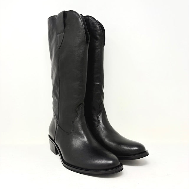 STIVALE VOLPATO DONNA NERO - JOLE18LAV NERO