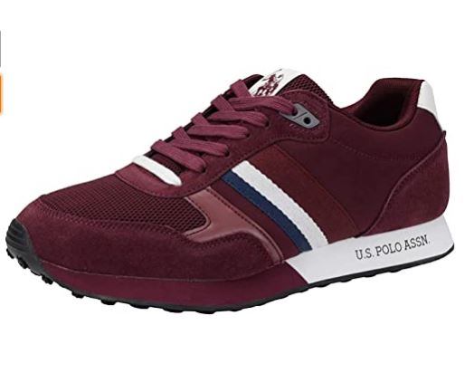 SCARPA U.S. POLO ASSN. UOMO BORDEAUX - JULIUS BOR