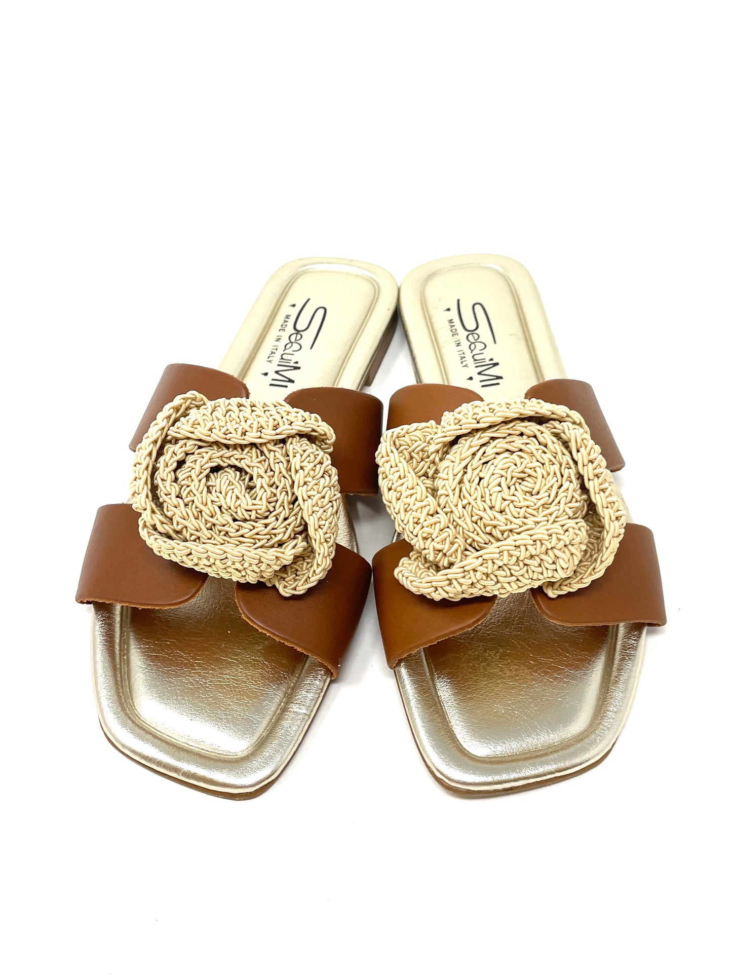 SANDALI BASSI SEGUIMI DONNA CUOIO - KARL112LAM PLA