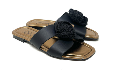 SANDALI BASSI SEGUIMI DONNA NERO - KARL112 NERO