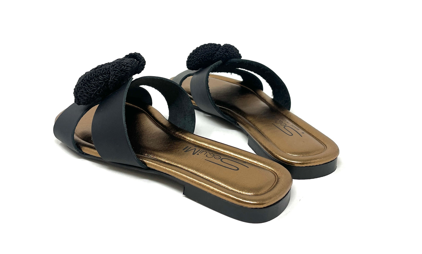 SANDALI BASSI SEGUIMI DONNA NERO - KARL112 NERO