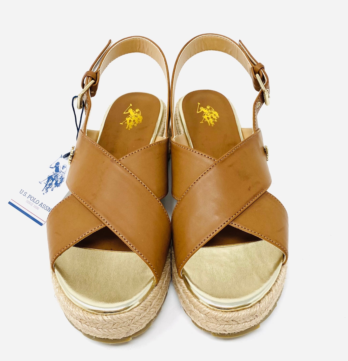 SANDALI U.S. POLO ASSN. DONNA CUOIO - KATE002 CU