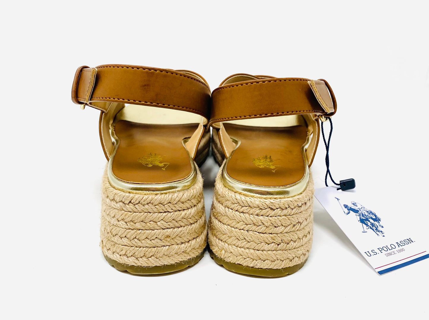 SANDALI U.S. POLO ASSN. DONNA CUOIO - KATE002 CU