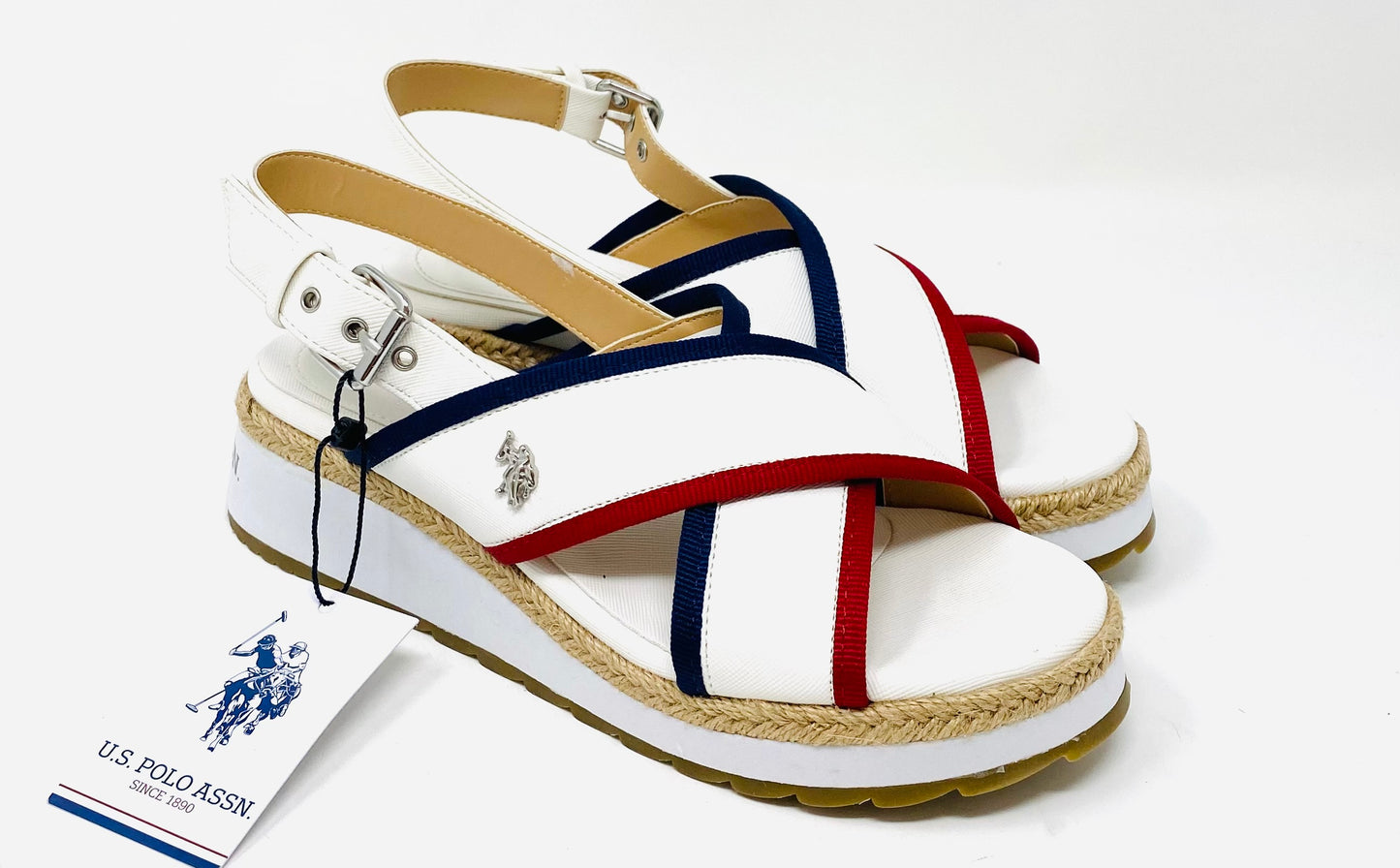 SANDALI U.S. POLO ASSN. DONNA BIANCO - KATE004 BI