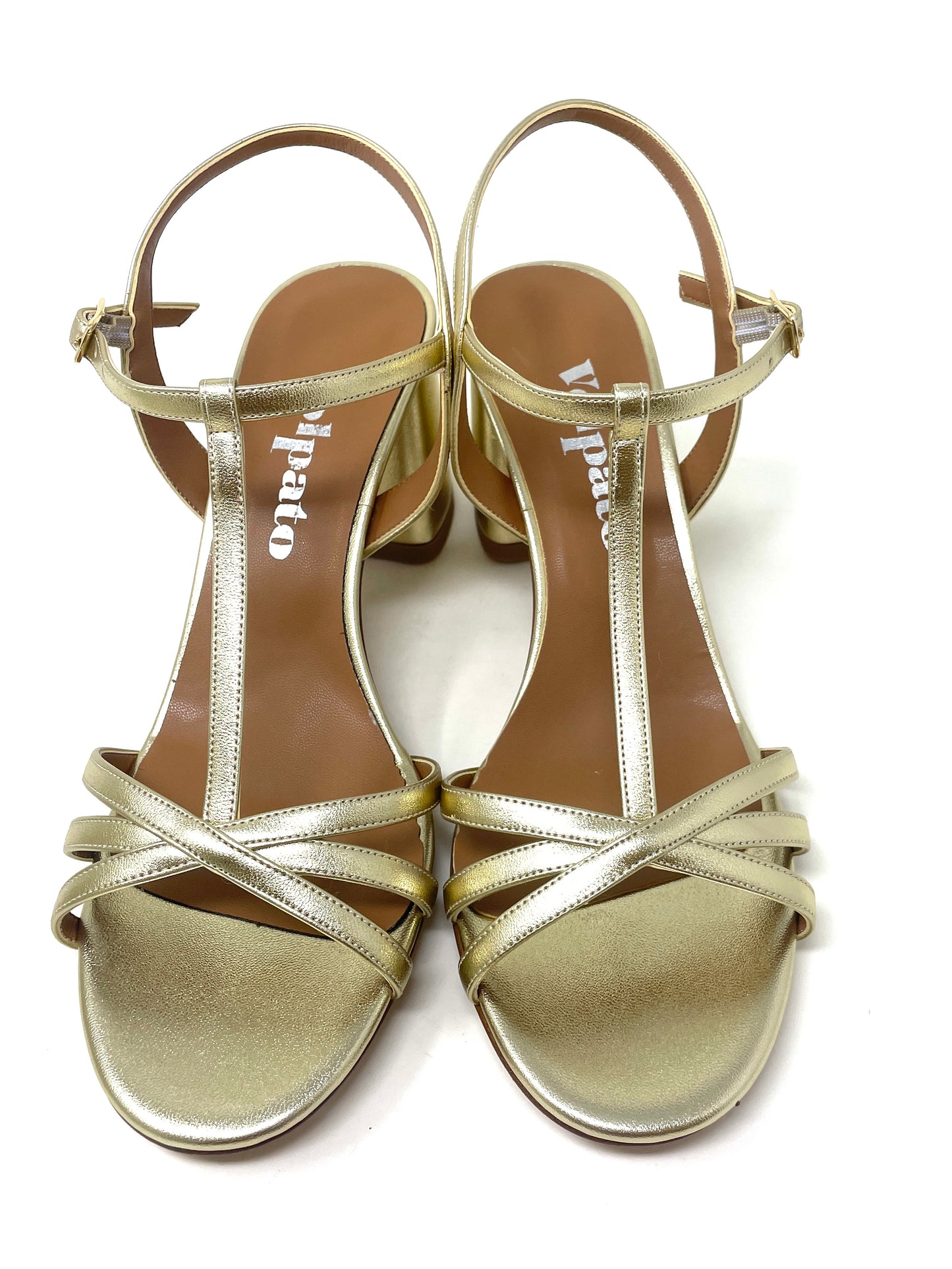 SANDALI CON TACCO VOLPATO DONNA ORO - L308MET ORO