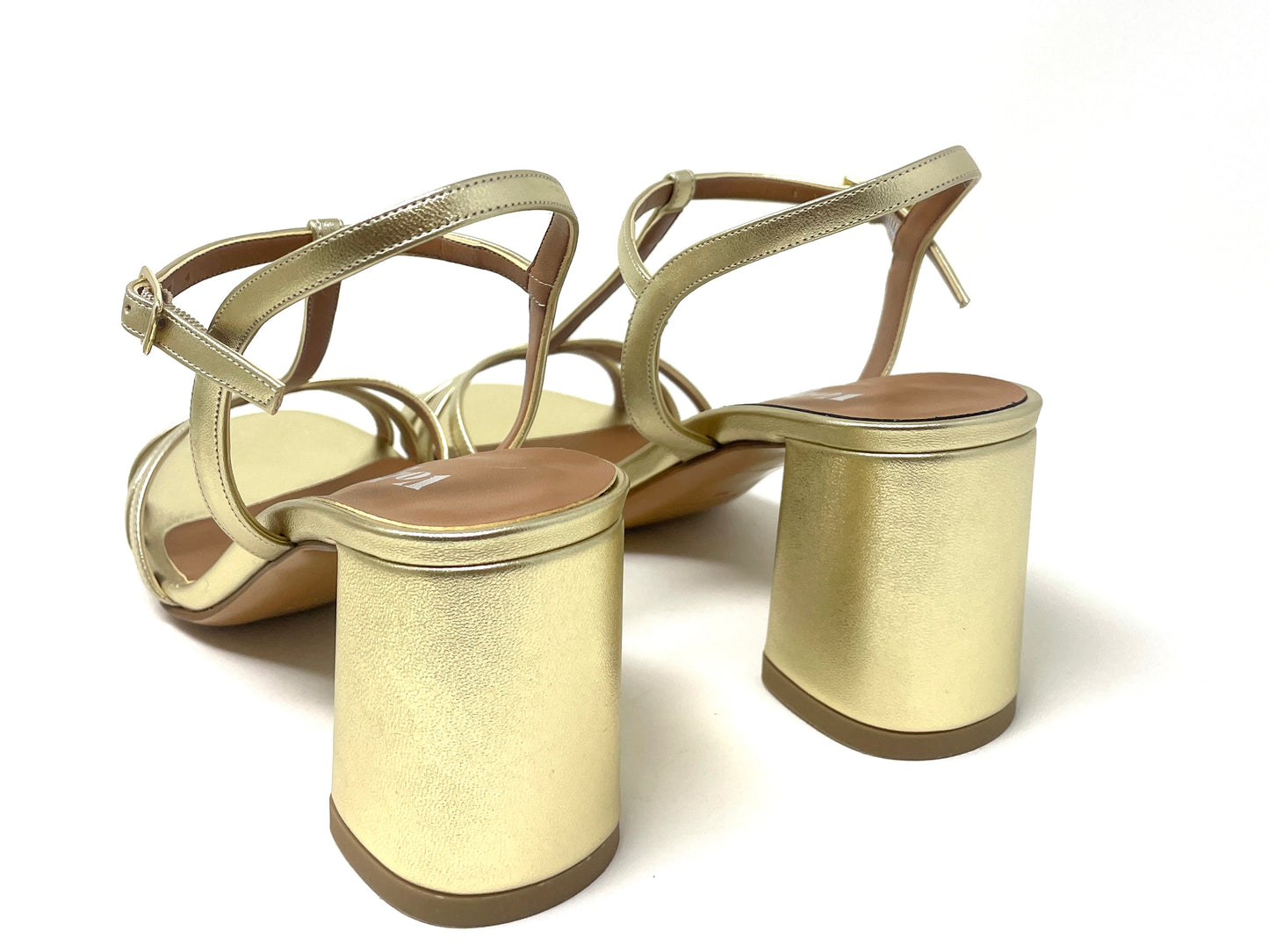 SANDALI CON TACCO VOLPATO DONNA ORO - L308MET ORO