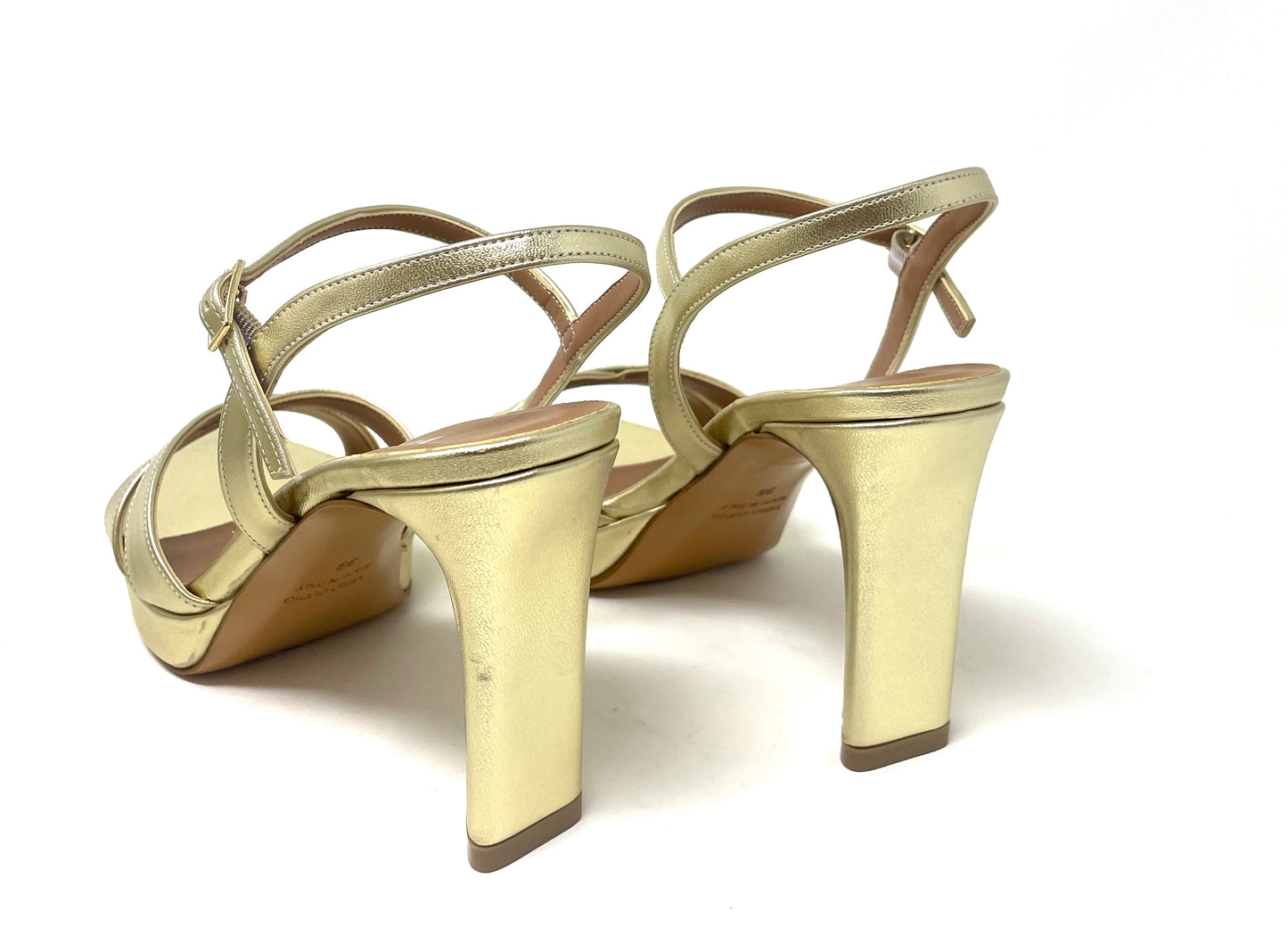 SANDALI CON TACCO VOLPATO DONNA PLATINO - L311MET PLAT