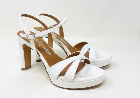 SANDALI CON TACCO VOLPATO DONNA BIANCO - L311VER BIANCO