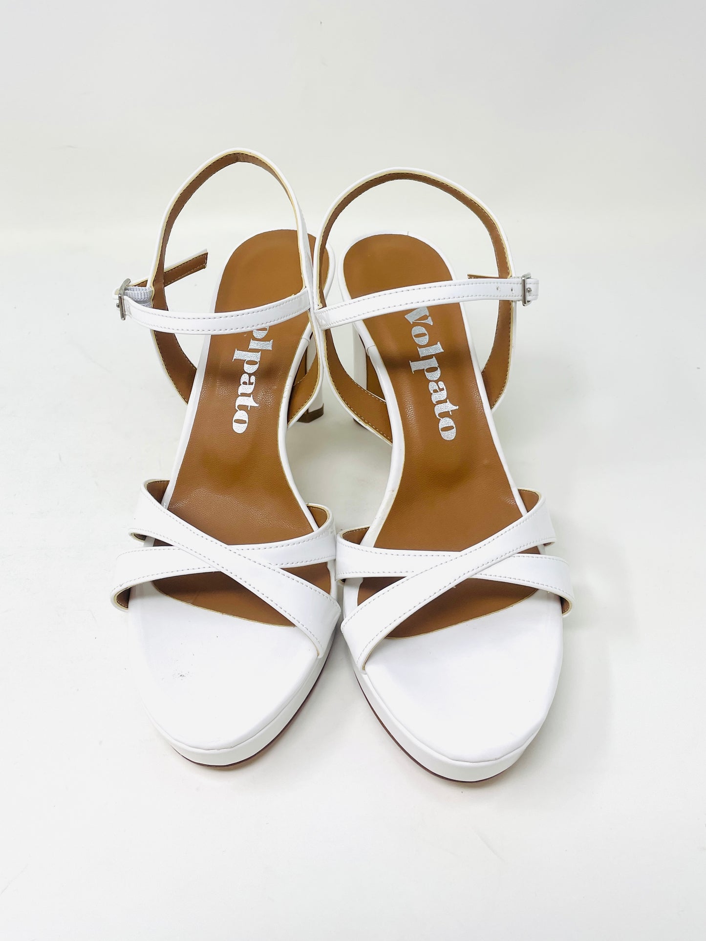 SANDALI CON TACCO VOLPATO DONNA BIANCO - L311VER BIANCO