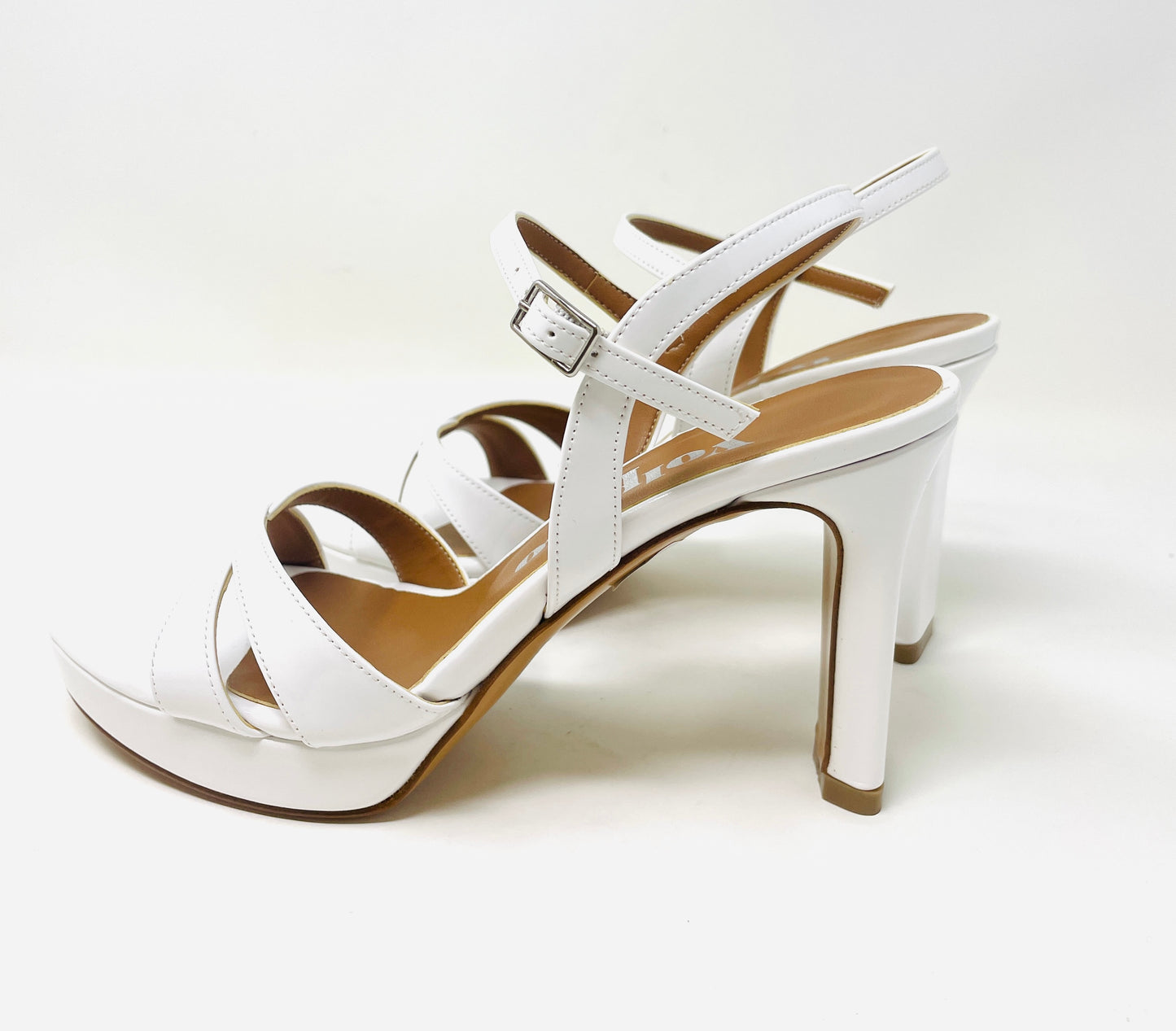 SANDALI CON TACCO VOLPATO DONNA BIANCO - L311VER BIANCO