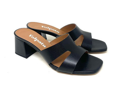 SANDALI CON TACCO VOLPATO DONNA NERO - L318SOFT NERO
