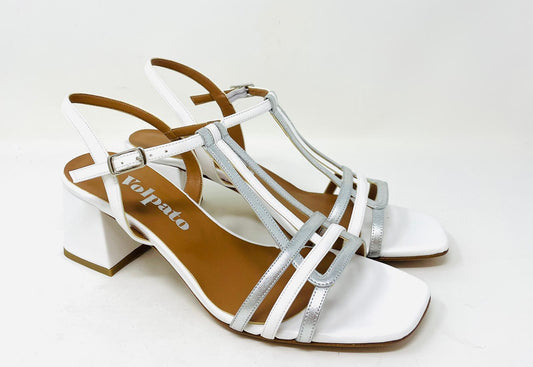 SANDALI CON TACCO VOLPATO DONNA BIANCO - L333SOFT BIAN