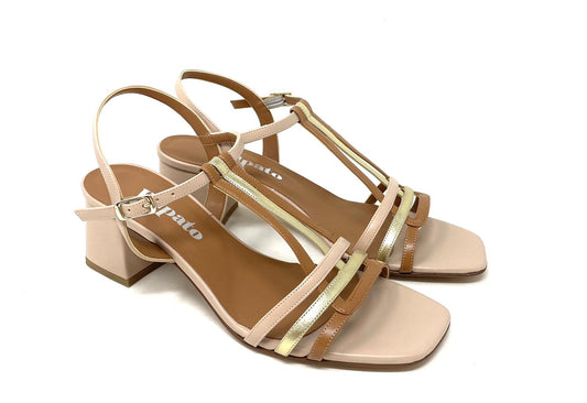 SANDALI CON TACCO VOLPATO DONNA NUDE - L333SOFT NUDE